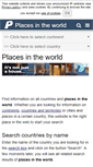 Mobile Screenshot of places-in-the-world.com